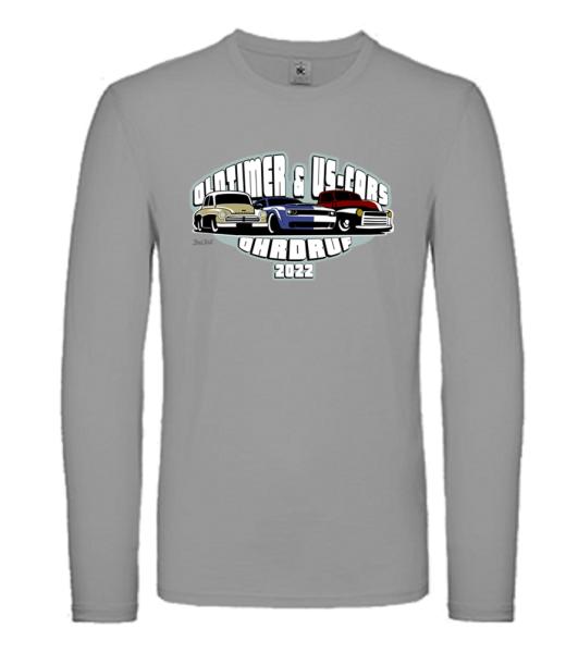 Langarmshirt B&C Longsleeve Langarm- Shirt mit Motiv Oldtimer & US-Cars Ohrdruf 21LS-Verein2